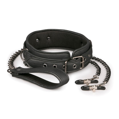 Fetish Collection Collar With Nipple Chains V1055-7J45050100050