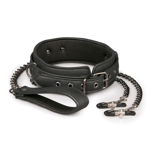 Fetish Collection Collar With Nipple Chains V1055-7J45050100050