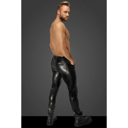 Snake Wetlook Long Pants with Back Pockets V1055-7JB45905100029