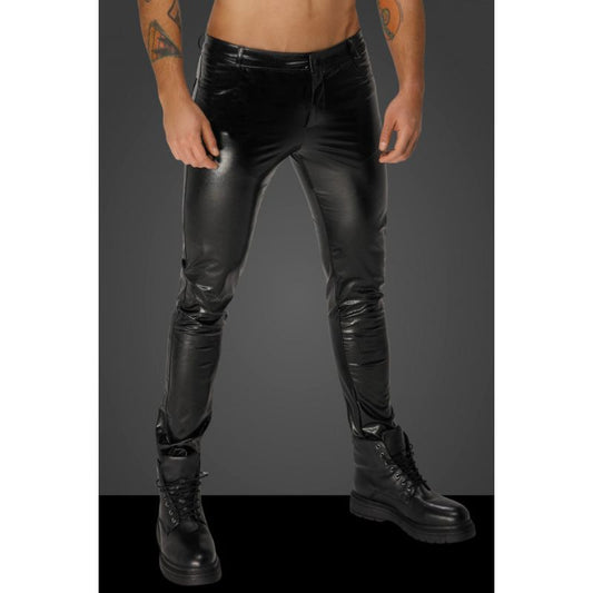 Snake Wetlook Long Pants with Back Pockets V1055-7JB45905100030