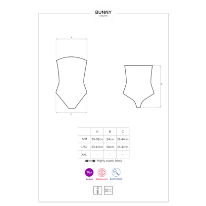 Bunny Mask Costume 5 Pc V1055-7KI45898100018