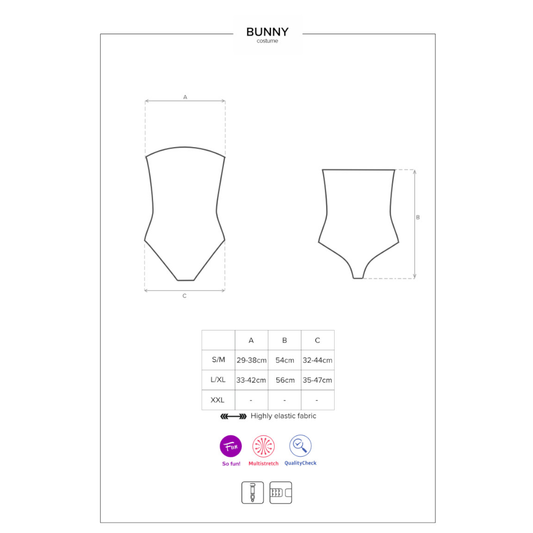 Bunny Mask Costume 5 Pc V1055-7KI45898100018