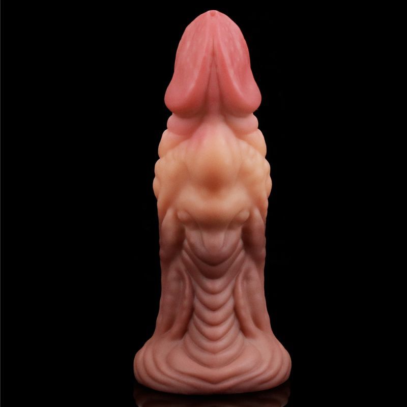 Lovetoy Nature Cock 7In Dual Layer Huge Alien Silicone Butt Plug Dildo V1055-7KI45898100054
