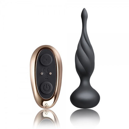 Rocks Off Petite Sensation Discover Butt Plug W Remote Black V1055-7KI45898100059