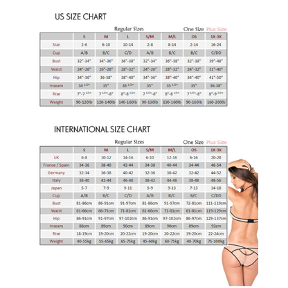Rene Rofe Sexy Indulgence Rear Laceup Thong - Red - Medium/Large V1055-7KI45898100064