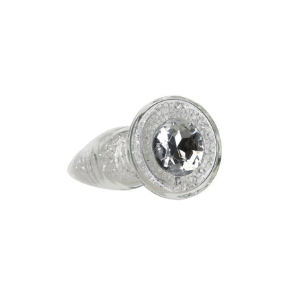 Pillow Talk Fancy Luxurious Glass Anal Plug W Clear Gem V1055-7KI45898100090