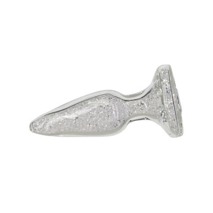 Pillow Talk Fancy Luxurious Glass Anal Plug W Clear Gem V1055-7KI45898100090