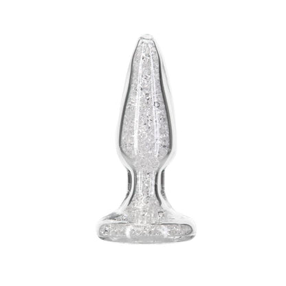 Pillow Talk Fancy Luxurious Glass Anal Plug W Clear Gem V1055-7KI45898100090