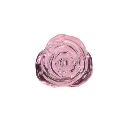 Pillow Talk Rosy Luxurious Glass Anal Plug W Clear Gem V1055-7KI45898100091