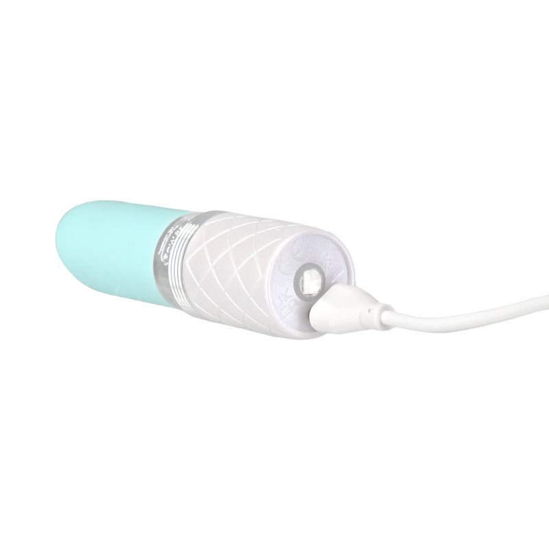 Pillow Talk Lusty Flickering Massager Teal V1055-7KI45898100094