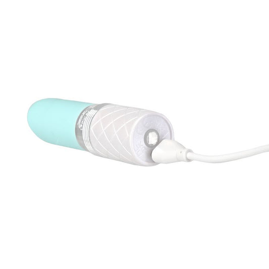 Pillow Talk Lusty Flickering Massager Teal V1055-7KI45898100094