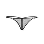 Noir Inviting Tulle G String - Black - Small V1055-7KI45898100096