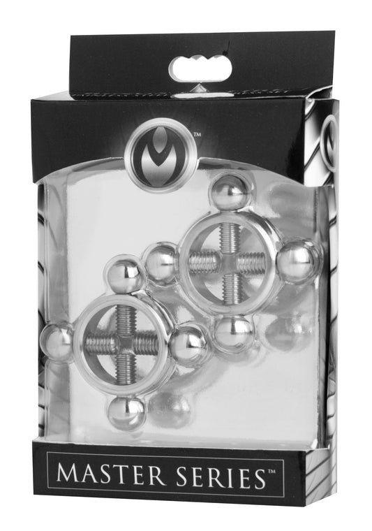 Master Series Rings Fire Stainless Steel Nipple Press Set V1055-7KS45783100010