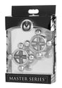 Master Series Rings Fire Stainless Steel Nipple Press Set V1055-7KS45783100010