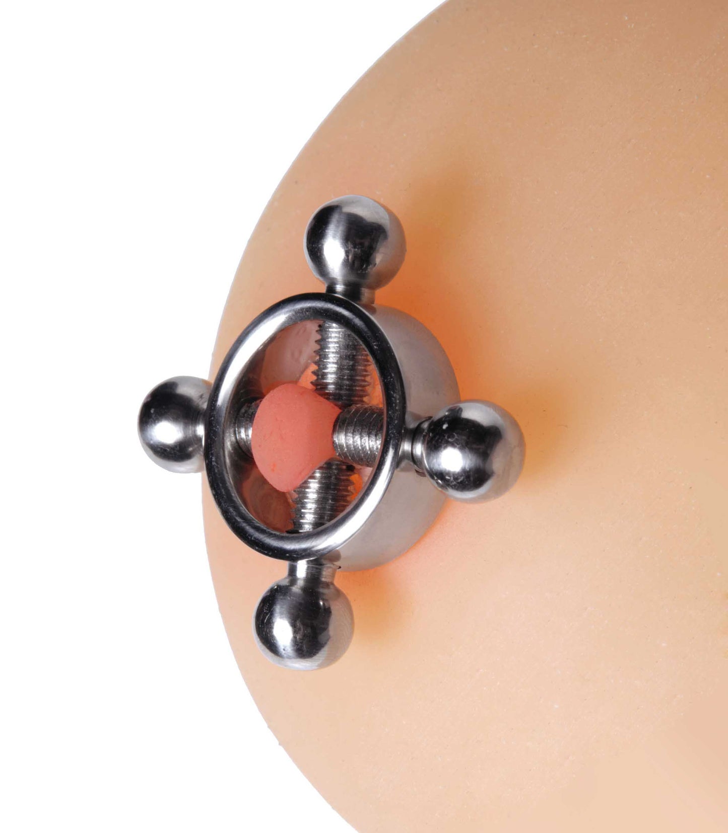 Master Series Rings Fire Stainless Steel Nipple Press Set V1055-7KS45783100010