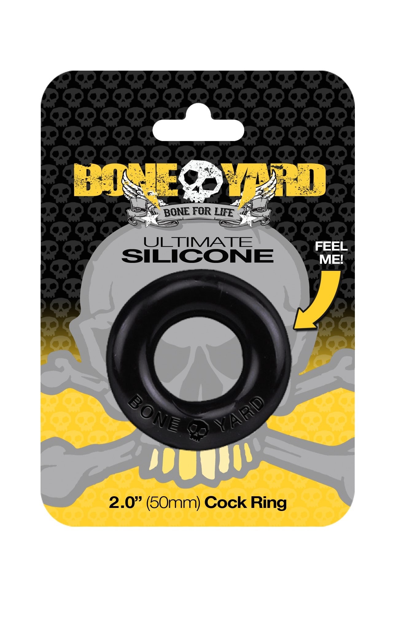 Boneyard Ultimate Silicone Cock Ring Black V1055-7KS45783100016