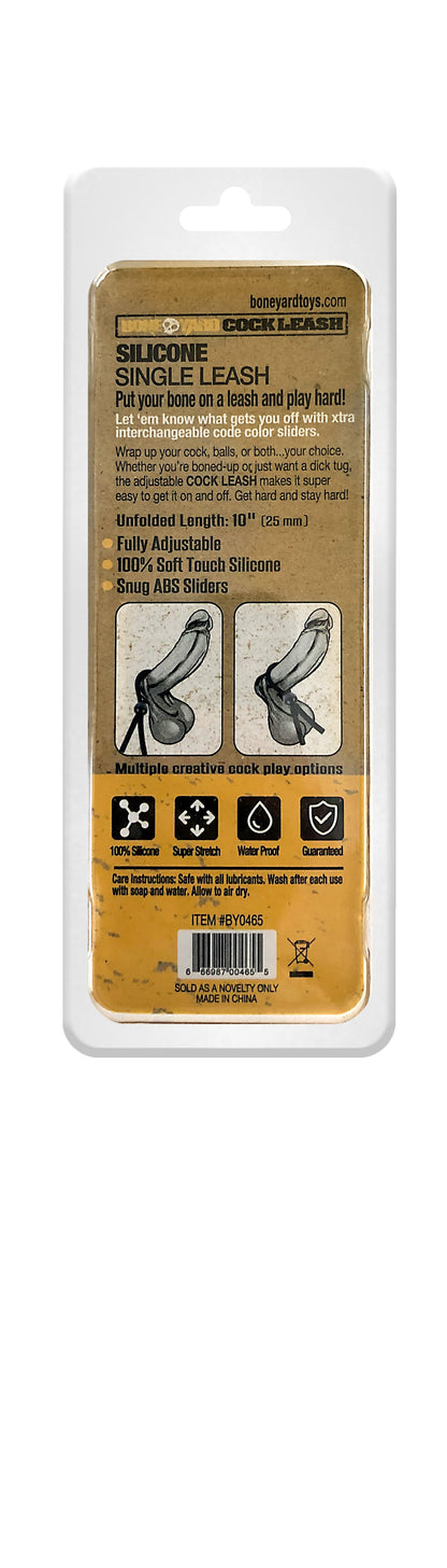 Boneyard Cock Leash Single Black V1055-7KS45783100065