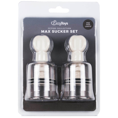 Fetish Collection Nipple And Clit Suckers Large 2 Pc V1055-7LU45794102060