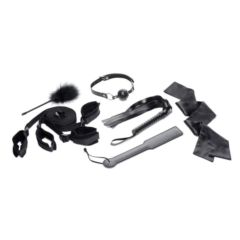 Strict Bed Restraint Bondage Kit Black V1055-7NS45877100500