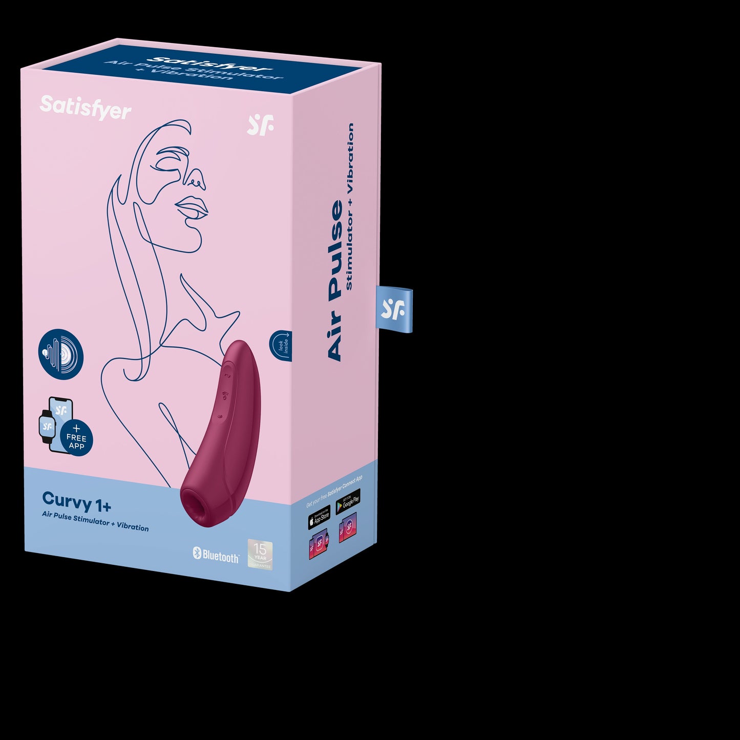 Satisfyer Curvy1+ Rose Red V1055-7NX45794100220