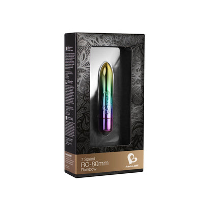 Rocks Off 80Mm 7 Speed Rainbow Vibrating Bullet V1055-7ON45855100097