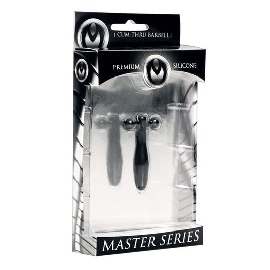 Master Series Silicone Cum Thru Barbell Penis Plug V1055-7ON45855100133