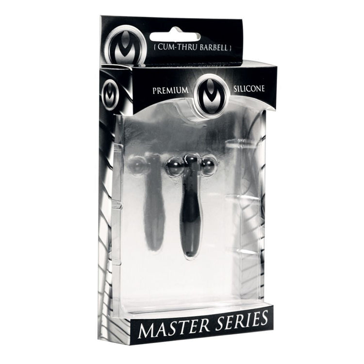 Master Series Silicone Cum Thru Barbell Penis Plug V1055-7ON45855100133