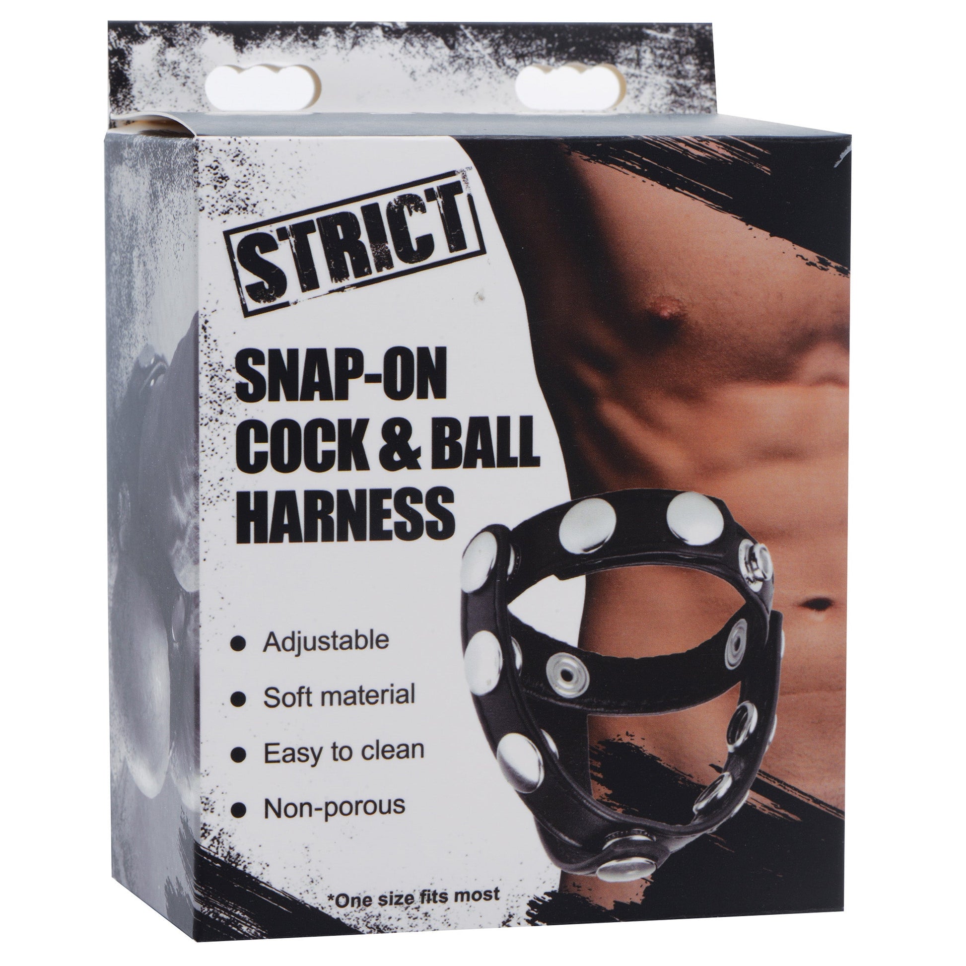 Strict Snap On Cock And Ball Harness V1055-7ON45855100171