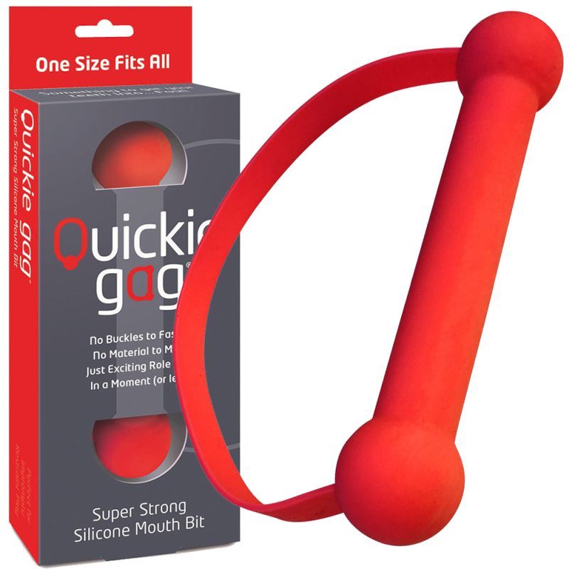 Quickie Gag Mouth Bit Red V1055-7PC45897100045