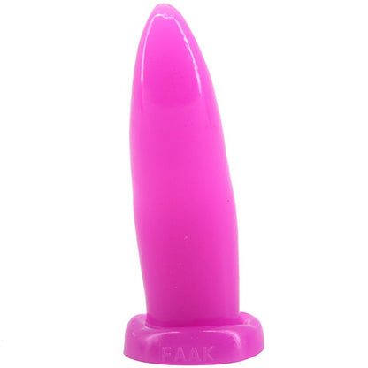 Tongue Shape Anal Plug Black - Purple V1055-7PC45897100053