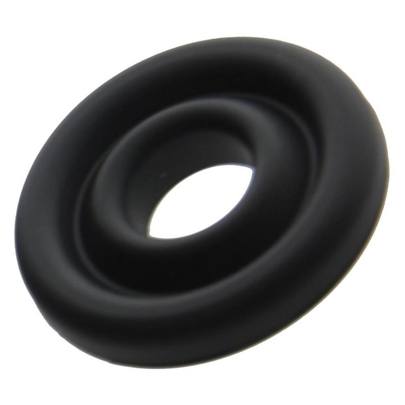 Silicone Donut Cushion Black For Pump Cylinder 1.75In 2.15In Dia - Black - Small/Medium V1055-7PC45897100265
