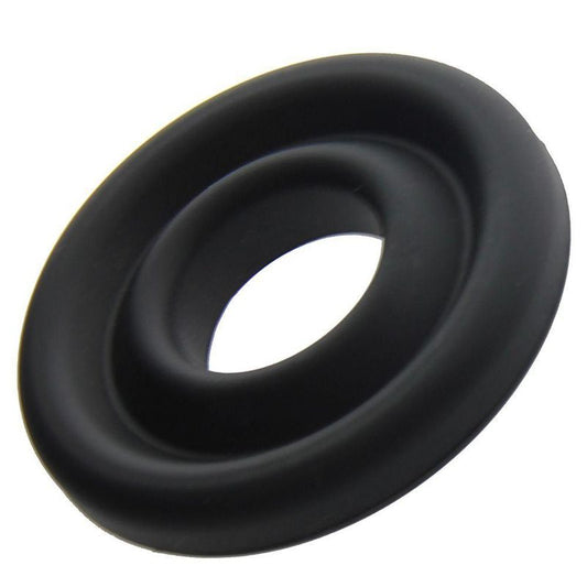 Silicone Donut Cushion Black For Pump Cylinder 1.75In 2.15In Dia - Black - Small/Medium V1055-7PC45897100265