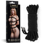 Lovetoy Rebellion Reign Ebony Silky Bondage Rope Black V1055-7PC45897100319