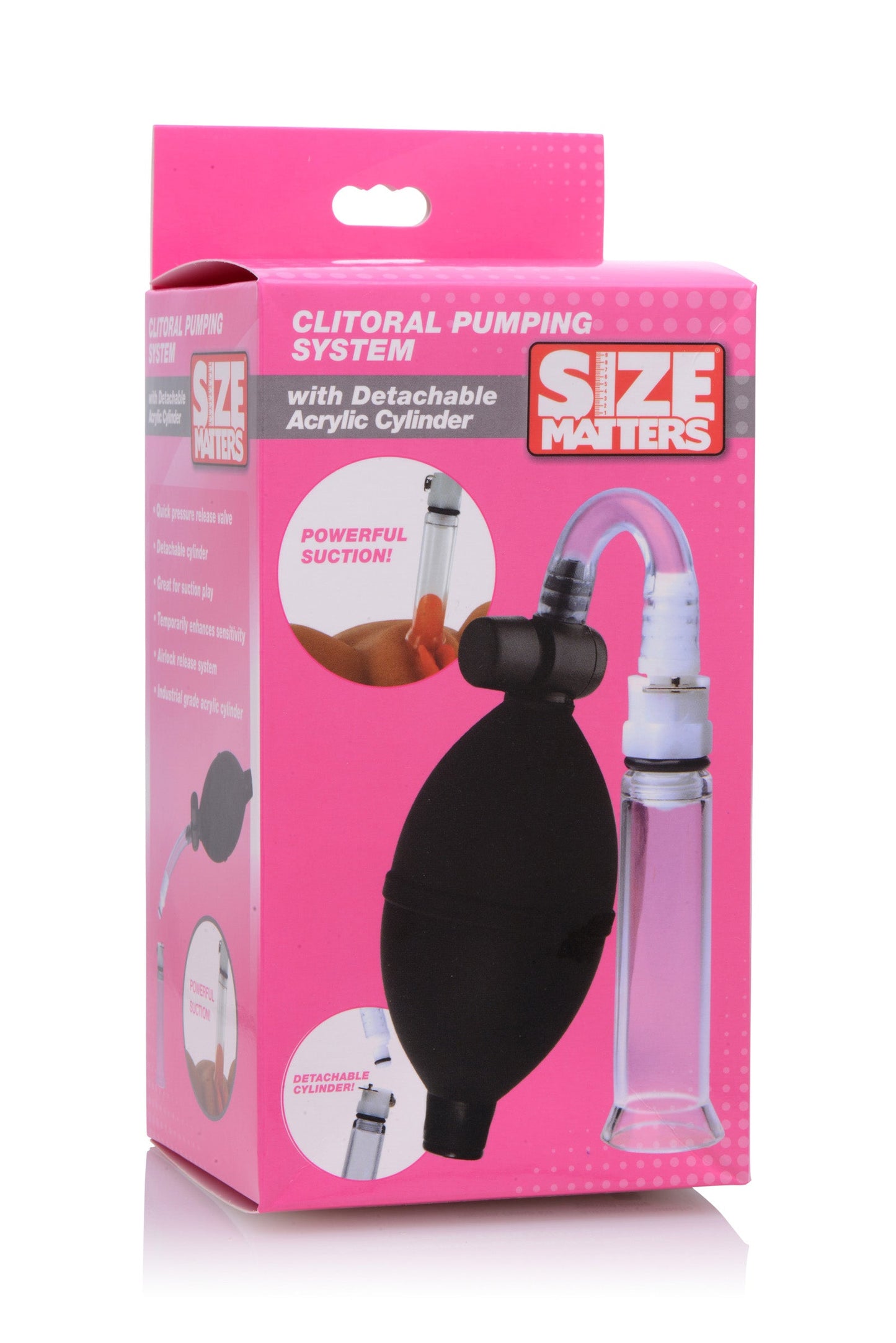 Size Matters Clitoral Pumping System V1055-7PJ45794104050