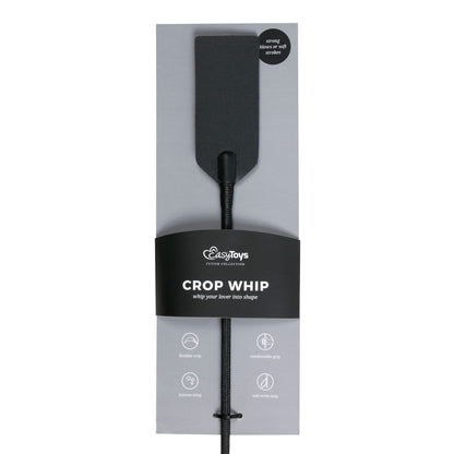 Fetish Collection Rectangle Crop Whip Black V1055-7PY45784100020