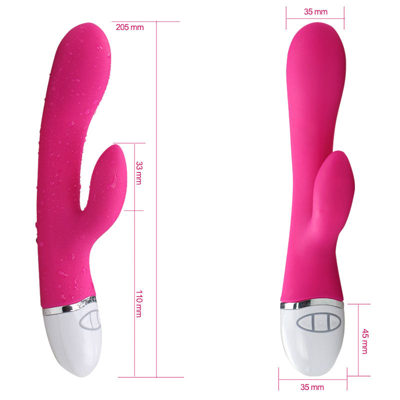 Lovetoy Dreamer 7 Mode Silicone Rechargeable Rabbit Vibrator Pink V1055-7PY45784100030
