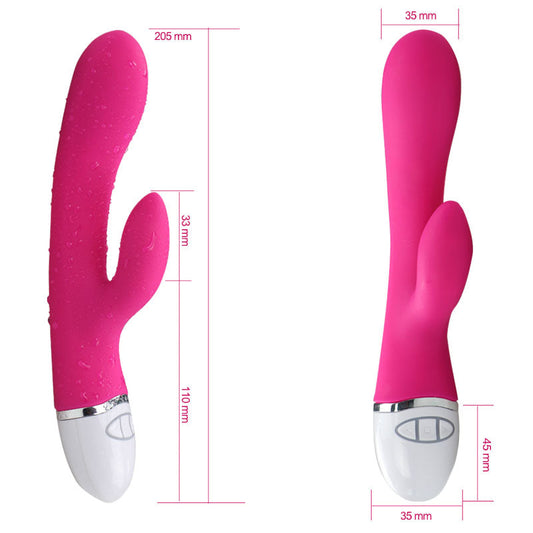 Lovetoy Dreamer 7 Mode Silicone Rechargeable Rabbit Vibrator Pink V1055-7PY45784100030