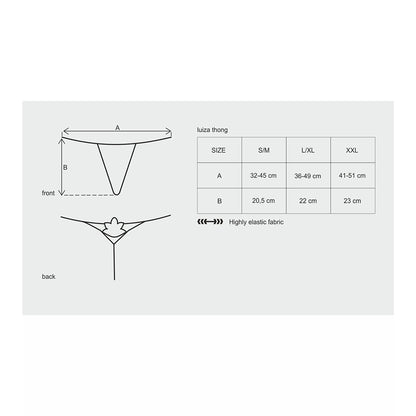 Obsessive Luiza Thong White - White V1055-7PY45784100057