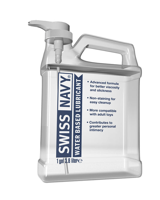 Swiss Navy Water Based Lubricant 1Gal/3.8L V1055-7PY45784100081