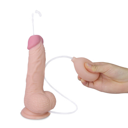 Lovetoy Soft Ejaculation Cock With Ball 8In V1055-7PY45784100083