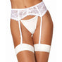 Dreamgirl Lace Garter Belt White V1055-7RO45849100040