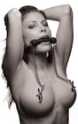 Master Series Equine Silicone Bit Gag With Nipple Clamps V1055-7TE45794102872