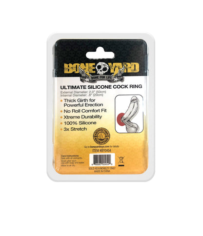 Boneyard Ultimate Silicone Cock Ring Red V1055-7UO45794101472