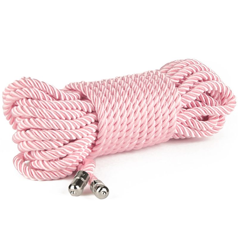 Lovetoy Rebellion Reign Rose Silky Bondage Rope Pink 10M V1055-7UU45896100007