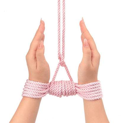 Lovetoy Rebellion Reign Rose Silky Bondage Rope Pink 10M V1055-7UU45896100007