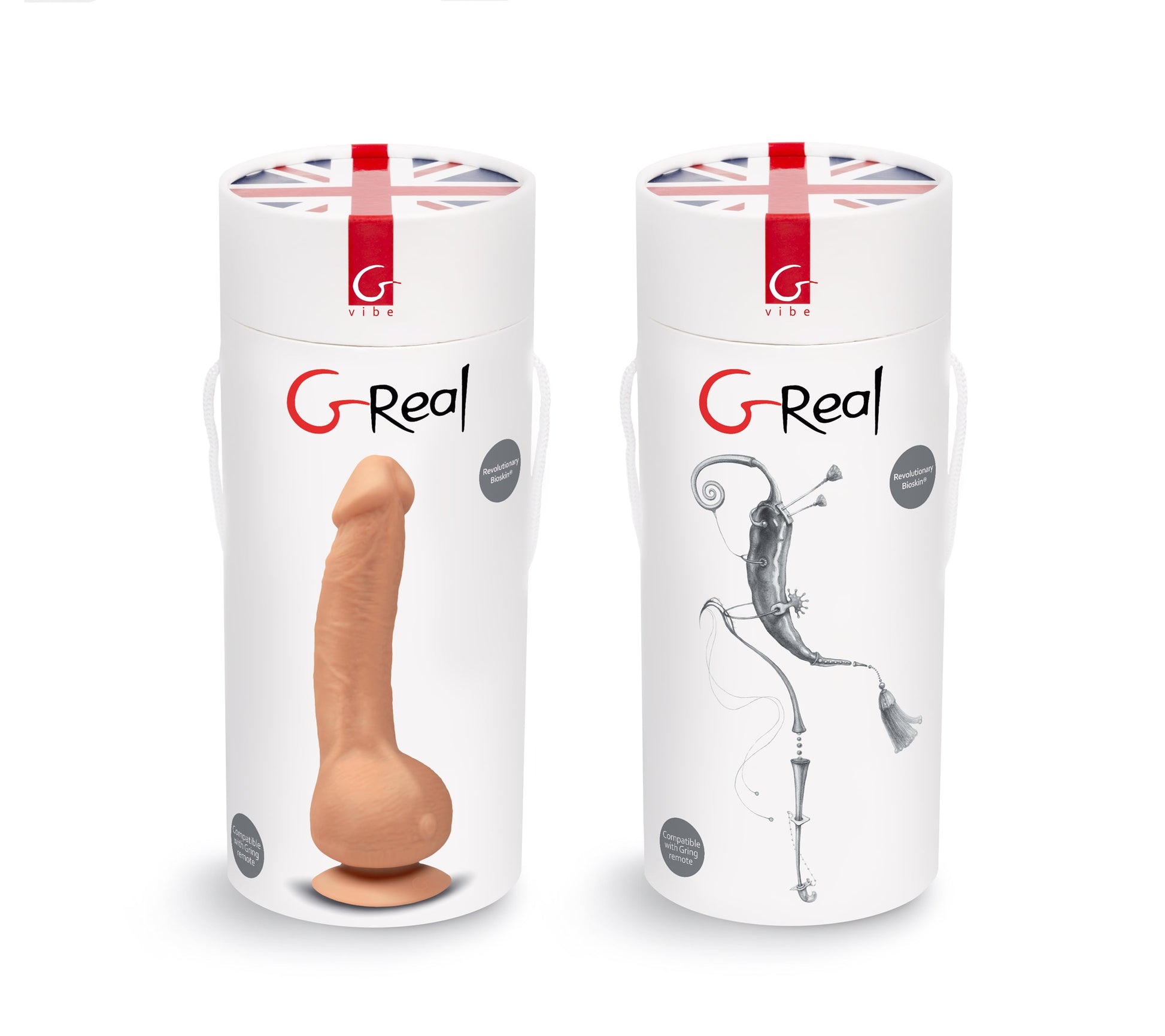 Gvibe Greal Flesh W Suction Cup V1055-7UV45794101344