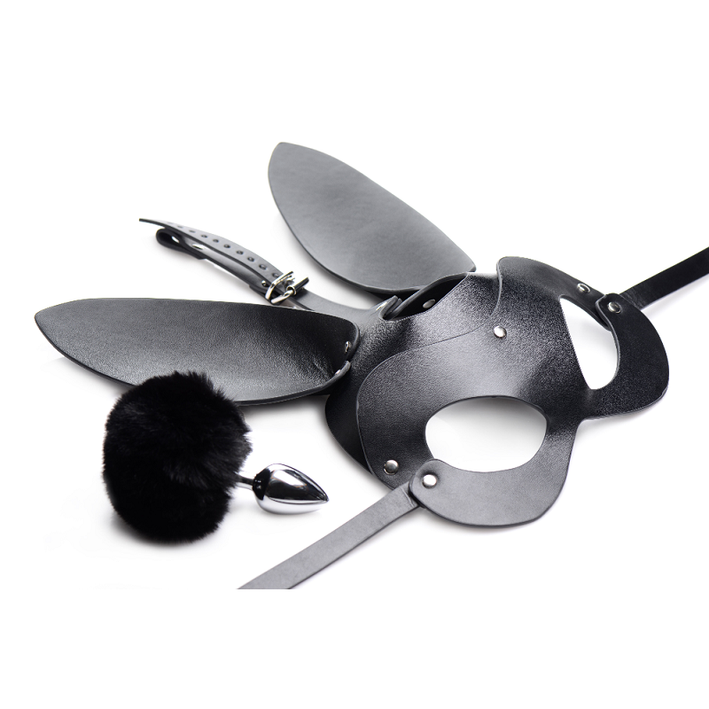 Tailz Bunny Anal Plug And Mask Set V1055-7W45139100012