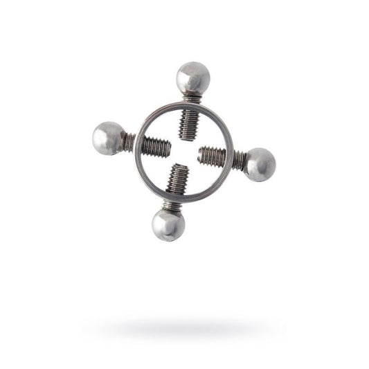 Metal 2 X Silver Nipple Clamps V1055-7WK45878100003