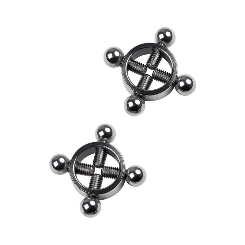 Metal 2 X Silver Nipple Clamps V1055-7WK45878100003
