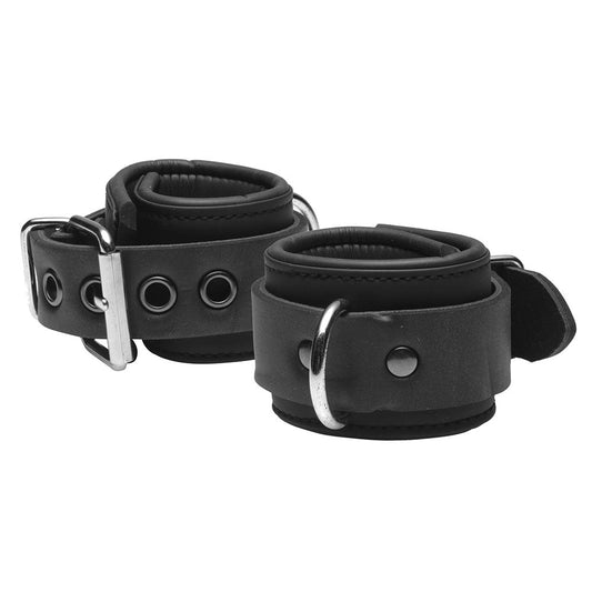 Master Series Serve Neoprene Buckle Cuffs Black V1055-7WX45892100004